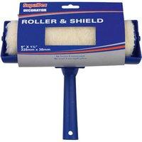 SupaDec Paint Roller & Shield in Navy