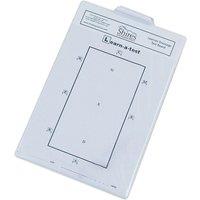 Shires Learner Dressage Test Board in White