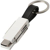Avenue 4-In-1 Charging Cable in Black