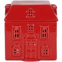 Something Different Ceramic House Oil Burner in Red