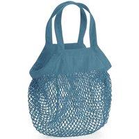 Westford Mill Mini Mesh Cotton Grocery Bag in Blue