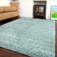 Kukoon Duck Egg Blue Super Soft Shaggy Rug | Size: 60 cm x 110 cm