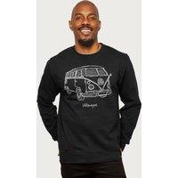 Volkswagen Camper Doodle Sweatshirt in Black | Size: Medium