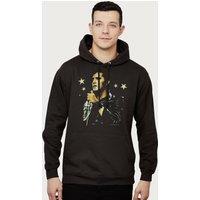 Elvisly Yours Elvis Presley Live Stars Hooded Sweatshirt in Black | Size: Large