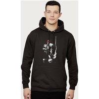 Judge Dredd 2000 AD 40th Anniversary Comic Cover Art Hooded Sweatshirt in Black | Size: XL