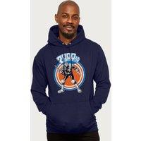 2000 AD Featuring Judge Dredd Comic Art Hooded Sweatshirt in Navy | Size: Medium