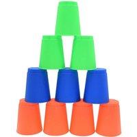 Pre-Sport Stacking Cups (Pack of 12) in Light Blue