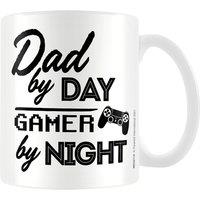 Pyramid International Dad By Day Gamer By Night Mug in White