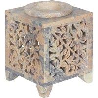 Something Different Soapstone Moroccan Arch Oil Burner in Beige