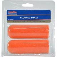 SupaDec Flocked Foam Roller Pack of 2 in Orange