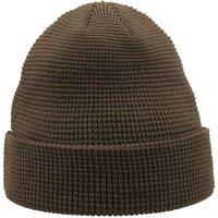 Atlantis Blog Waffle Beanie in Mid Grey