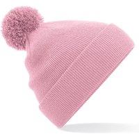 Beechfield Original Pom Pom Beanie in Dusty Pink
