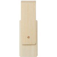 Bullet Rotate 16GB Bamboo USB Flash Drive in Beige