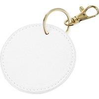 Bagbase Boutique Circular Key Clip in White
