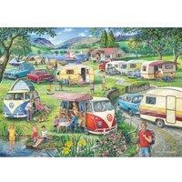 The House Of Puzzles Happy Holidays, 1000 Piece Jigsaw Puzzle | Size: 1000 Pieces