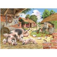 The House Of Puzzles Poppy's Piglets, BIG 500 Piece Jigsaw Puzzle