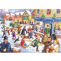 The House Of Puzzles Out In The Snow, BIG 250 Piece Jigsaw Puzzle