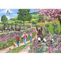 The House Of Puzzles Mindy, Muffin & Mo, BIG 500 Piece Jigsaw Puzzle