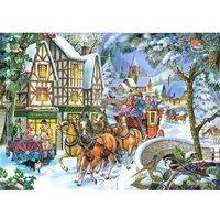 The House Of Puzzles Snow Coach, BIG 500 Piece Jigsaw Puzzle