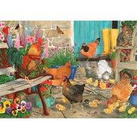 The House Of Puzzles Hen Pecked, 1000 Piece Jigsaw Puzzle | Size: 1000 Pieces