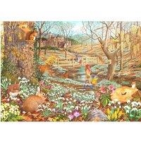 The House Of Puzzles Snowdrop Walk, BIG 500 Piece Jigsaw Puzzle