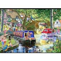 The House Of Puzzles Summer on the River, 1000 Piece Jigsaw Puzzle | Size: 1000 Pieces