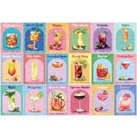 The House Of Puzzles Colourful Cocktails 1000 Piece Jigsaw Puzzle | Size: 1000 Pieces