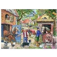 The House Of Puzzles Appletree Lane BIG 500 Piece Jigsaw Puzzle