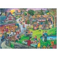The House Of Puzzles Sixties Green BIG 250 Piece Jigsaw Puzzle