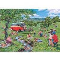 The House Of Puzzles Sunday Picnic 500 Piece Jigsaw Puzzle