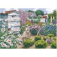 The House Of Puzzles Honey Bunnies 500 Piece Jigsaw Puzzle