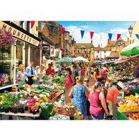 The House Of Puzzles Street Market 500 Piece Jigsaw Puzzle