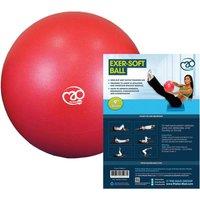 Fitness Mad 9 Inch Exer-Soft Ball in Red
