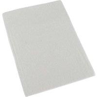 Homescapes 100% Brushed Cotton Cot Flat Sheet Single Pack, 100 x 150 cm in Beige