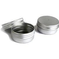 KDMD Aluminium Tins - 38x19mm in Silver