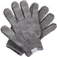 Hydrea London Spa Carbonized Bamboo Exfoliating & Cleansing Shower Gloves in Grey