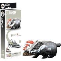 Eugy Badger 3D Craft Kit