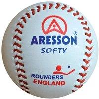 Aresson Rounders Ball Soft Outdoor Sports Game Ball in White
