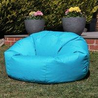 icon Classic Indoor Outdoor Bean Bag Yellow Bean Bag Chair in Aqua