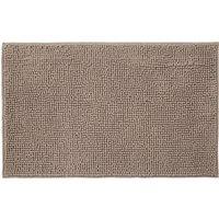 Allure Bath Fashions Chenille Bobble Bath Mat 50 x 80cm - Super Soft Microfibre & Non-Slip in Brown | Size: 50 x 80 cm