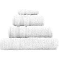 Allure Bath Fashions Luxury Zero Twist Egyptian Cotton Towels in White