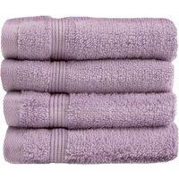 Allure Bath Fashions Luxury Zero Twist Egyptian Cotton Face Cloths - Pack of 4 in Lilac