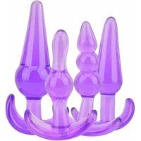 Loving Joy Butt Plug Kit (4 Pack) in Purple