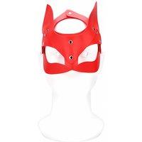 Loving Joy Bound to Play Kitty Cat Face Mask in Red