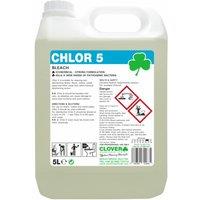 Clover Chemicals Chlor 5 High Strength Disinfectant 5L in Clear