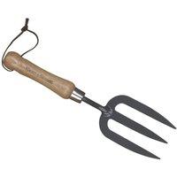Kent & Stowe Carbon Steel Hand Fork in Beige