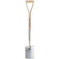 Kent & Stowe Stainless Steel Garden Life Digging Spade, F.S.C in Silver