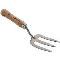 Kent & Stowe Stainless Steel Garden Life Hand Fork in Beige