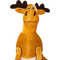 Shatchi Hat Novelty Plush Christmas Santa Hat Costume Christmas Fancy Dress Party Xmas Office Fun Headwear Accessories Reindeer in Yellow