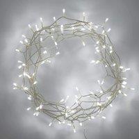 Shatchi 80LEDs Lights Clear Cable Battery Operated Fairy String Christmas Decorations in White